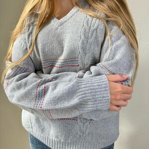 Damon Wool Knitwear Sweater V-Neck